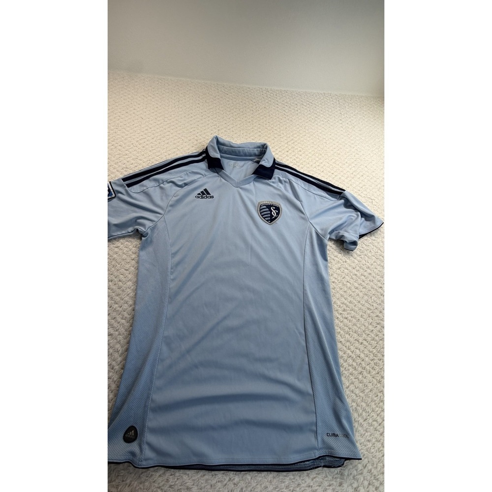 Adidas 2011/2012 Sporting Kansas City Men's Med Soccer Jersey Blue MLS SKC